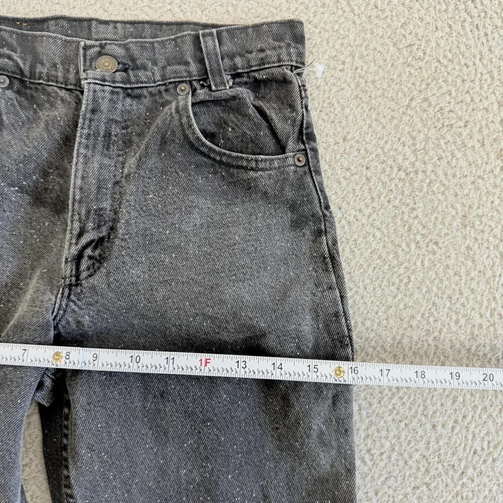 Vintage Levis 511 Jeans Mens 27x32‎ Black Made USA High Rise Slim Tapered 90s